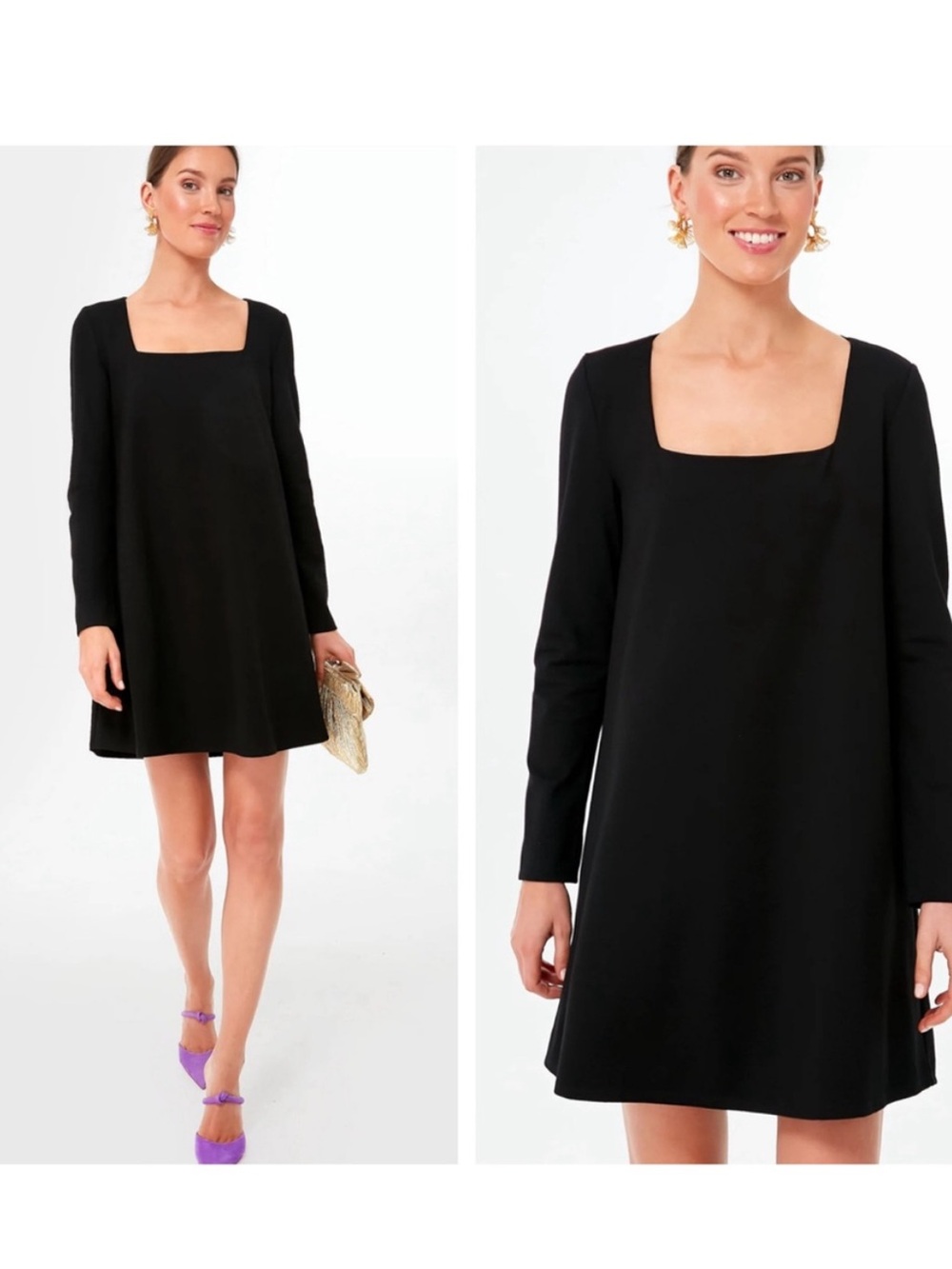 TUCKERNUCK Black Middleton Dress Size Medium